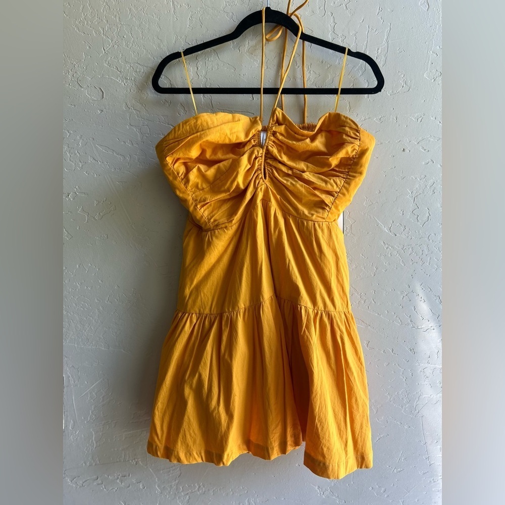 Anthropologie Emily Halter Mini Dress size LG boho festival coast beach summer - Picture 5 of 10
